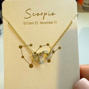 Necklace zodiac sign